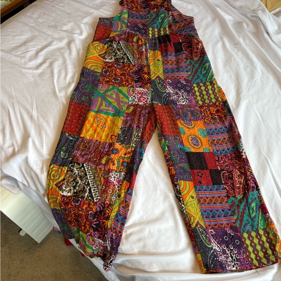 Colorful Patchwork Pants - Picture 4 of 4
